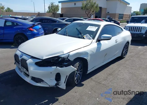 2022 BMW 430I xDrive из США, поврежденный, VIN WBA73AP03NCH61029